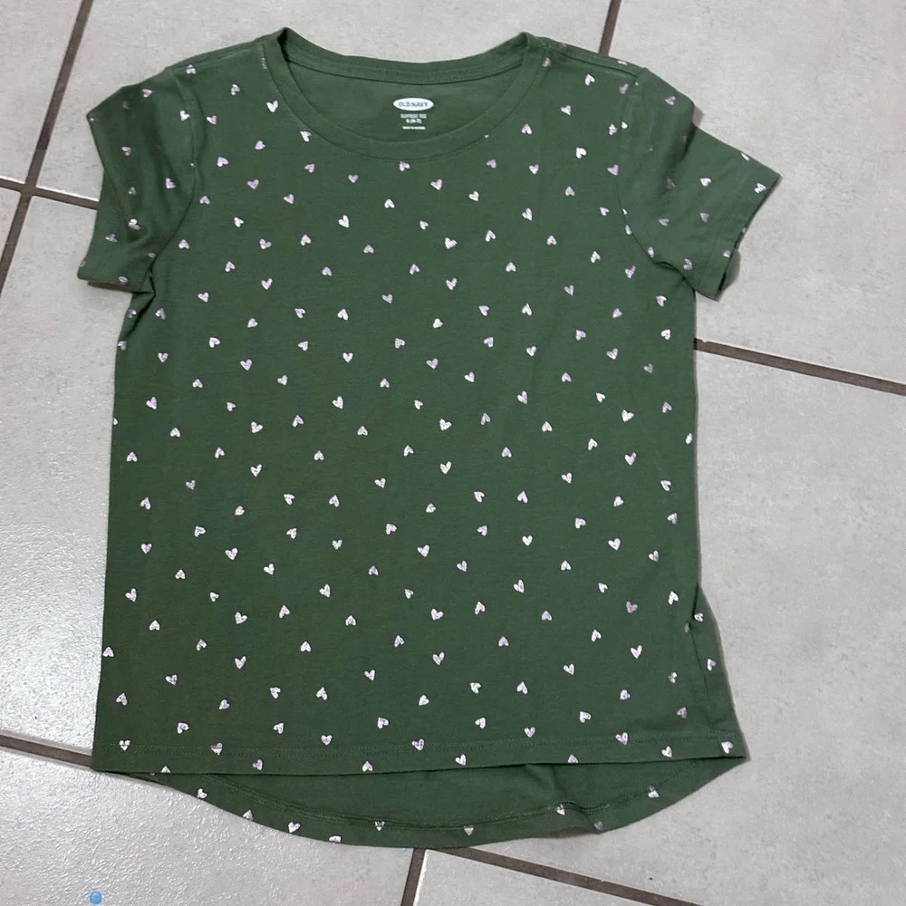 Old‎ Navy Girls Kids Floral/Stripe Blouses Pink size S(6-7).
